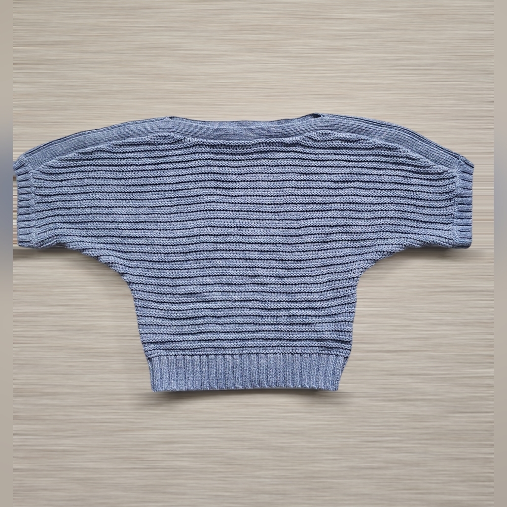 Gapkids Blue Knitted Batwing Blouse Girl's Medium (8)